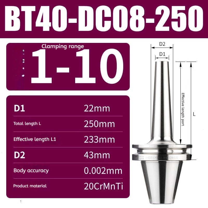 10045 BT30/BT40/BT50-DC high precision back-pull tool holder Shandong Denso Pricision Tools Co.,Ltd.